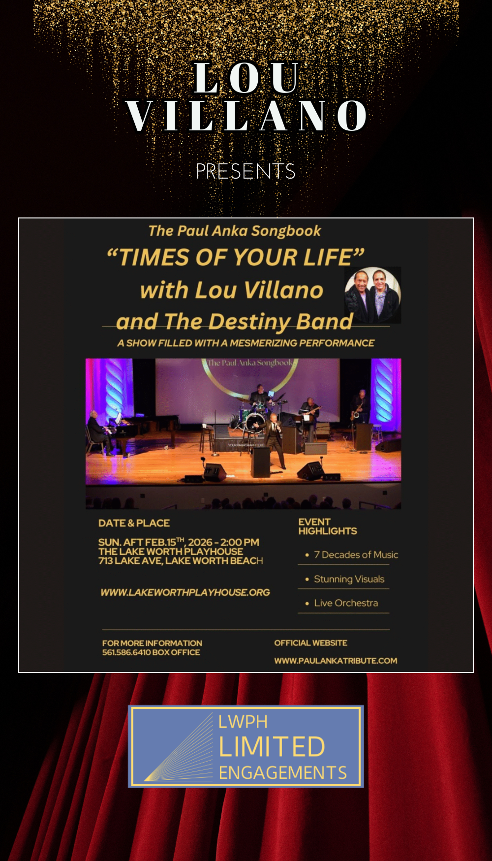 TIMES OF YOUR LIFE: THE PAUL ANKA SONGBOOK